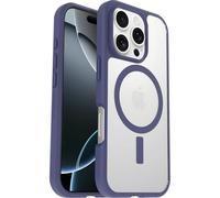 Otterbox Coque React Series MagSafe pour iPhone 16 Pro, Antichoc, Anti-Chute, Ultra-Mince, Protection Fine, testé Selon Les Normes Militaires, Transparent/Mauve, Livré sans Emballage