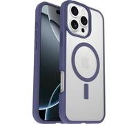 Otterbox Coque React Series MagSafe pour iPhone 16 Pro Max, Antichoc, Anti-Chute, Ultra-Mince, Protection Fine, testé Selon Les Normes Militaires, Transparent/Mauve, Livré sans Emballage
