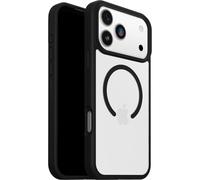 Otterbox Coque React Series MagSafe pour iPhone 17 Pro Max, Antichoc, Anti-Chute, Ultra-Mince, Protection Fine, testé Selon Les Normes Militaires, Transparent/Noir
