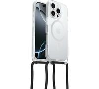 Otterbox Coque React Series Necklace MagSafe pour iPhone 16 Pro, Coque de Protection Ultra Fine avec Collier réglable et Amovible, testé Selon Les Normes Militaires, Transparent