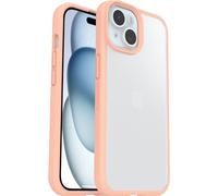 OtterBox Coque React Series iPhone 15 – Antichoc, Testée normes militaires – Transparent/Peach