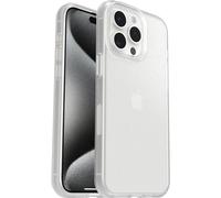 Otterbox Coque React Series pour iPhone 15 Pro Max, Antichoc, Anti-Chute, Ultra-Mince, Protection Fine, testé Selon Les Normes Militaires, Stardust/Transparent
