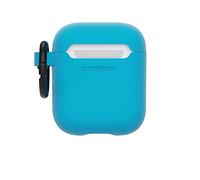 Otterbox Coque Soft Touch pour AirPods (1e Gen 2016 / 2e Gen 2019), Coque de Protection Antichoc, Anti-Chute, Ultra-Mince, Anti-Rayures et Anti-éraflures pour Apple AirPods, Mousqueton Inclus, Bleu