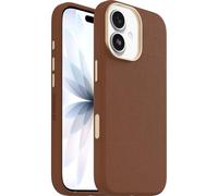 Otterbox Coque Symmetry Cactus Leather MagSafe pour iPhone 17, Marron | Antichoc, résistante aux chutes, protection fine, supporte 3x plus de chutes que la norme militaire
