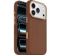 Otterbox Coque Symmetry Cactus Leather MagSafe pour iPhone 17 Pro, Marron | Antichoc, résistante aux chutes, protection fine, supporte 3x plus de chutes que la norme militaire