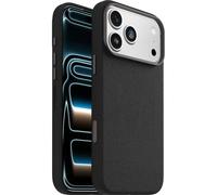OtterBox Coque Symmetry Cactus Leather MagSafe iPhone 17 Pro Max – Antichoc, 3x norme militaire Noir