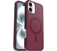OtterBox Coque Symmetry Series Clear MagSafe pour iPhone 16 Plus Antichoc Fine Rouge