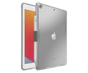 Otterbox Coque Symmetry Clear pour iPad 10,2" (7e gen 2019 / 8e gen 2020 / 9e gen 2021), Antichoc, Anti-Chute, Protection Mince, testé Selon Les Normes Militaires, Transparent, Livré sans Emballage