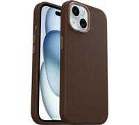 Otterbox Coque Symmetry Series Cactus Leather MagSafe pour iPhone 15, Antichoc, résistante aux Chutes, Coque de Protection Fine, 3X testée Selon la Norme Militaire, Marron