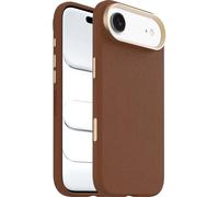 OtterBox Coque Symmetry Cactus Leather MagSafe iPhone Air – Supporte 3× la norme militaire, Marron