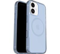 Otterbox Coque Symmetry Series Clear MagSafe pour iPhone 17, Antichoc, Anti-Chute, Fine, supporte 3X Plus de Chutes Que la Norme Militaire, Transparent/Bleu