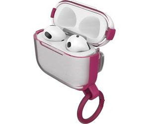 Otterbox Coque Transparente pour Casque D’ÉCOUTE pour AirPods 3rd gen, Compatible MagSafe et avec la Recharge sans Fil, Protection Contre Les Rayures à 360°, Ajustement sécurisé. Transparent/Rose