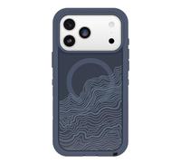 OtterBox Coque Transparente pour iPhone 17 Pro Max Defender Series Pro XT - Offgrid - Bleu - Coque pour iPhone Robuste, Robuste et Durable, se clipse sur MagSafe
