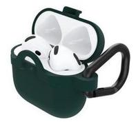 OtterBox Soft Touch Coque pour AirPods (4e gen), Vert | Coque de protection antichoc, anti-chute, ultra-mince, anti-rayures et anti-éraflures pour Apple AirPods, mousqueton inclus