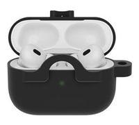OtterBox Coque Soft Touch pour AirPods Pro (1e/2e gen & Pro 2) – Antichoc, Ultra‑mince, Noir