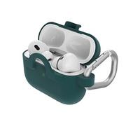 OtterBox Coque Soft Touch pour AirPods Pro (1e/2e gen & Pro 2) Antichoc Ultra-mince Vert foncé