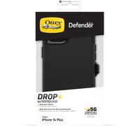 OtterBox Defender Coque pour iPhone 14 Plus, Antichoc, anti-chute, ultra-robuste, coque de protection, supporte 4x plus de chutes que la norme militaire, Noir Apple iPhone 14 Plus