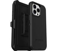 Otterbox Defender Coque pour iPhone 15 Pro Max, Antichoc, Anti-Chute, Ultra-Robuste, Coque de Protection, supporte 5X Plus de Chutes Que la Norme Militaire, Noir, Livré sans Emballage