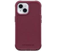 OtterBox Defender Series - Coque de protection pour téléphone portable - compatibilité avec MagSafe - couche de polycarbonate, élastomère thermoplastique (TPE) - baie de baies de cerises (rose) - pour