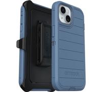 OtterBox Defender Series Coque pour iPhone 15, iPhone 14 et iPhone 13 (Uniquement) - Jeans Bleu Layette - sans écran - Robuste et Durable - avec Protection de Port - Clip Holster Inclus - Protection