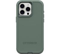 OtterBox Defender Series Coque pour iPhone 15 Pro Max (Uniquement) - Forest Ranger (Vert), sans écran, Robuste et Durable, avec Protection des Ports, Comprend Une béquille à Clip