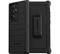 OtterBox Defender Series Coque pour Samsung Galaxy S22 Ultra (Uniquement) - Clip Holster Inclus - Protection de défense microbien - Emballage Non Commercial - Noir