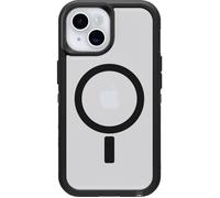 Otterbox Defender Series XT Coque arrière Apple iPhone 17e, iPhone 16e, iPhone 15, iPhone 14, iPhone 13 transparent, noir chargement par induction, compatible