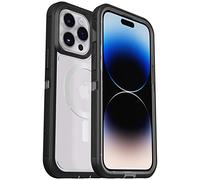 OtterBox Defender Series XT Coque pour iPhone 14 Pro (Uniquement) - Cristal Noir, sans écran, Robuste, se clipse sur MagSafe avec dragonne
