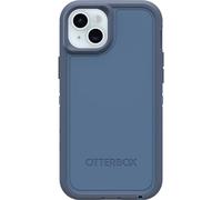 OtterBox Defender Series XT - Coque pour iPhone 15 Plus et iPhone 14 Plus - Bleu Layette Jeans (Bleu), sans écran, Robuste, se clipse sur MagSafe