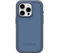 OtterBox Defender Series XT Coque pour iPhone 15 Pro (uniquement), Jeans bleu layette (bleu), sans écran, robuste, à clipser sur MagSafe, avec dragonne