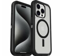 OtterBox Defender Series XT pour iPhone 15 Pro, Dark Side (Clear / Black) Apple iPhone 15 Pro