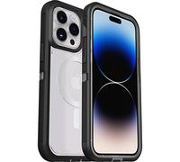 Otterbox Defender XT Coque pour iPhone 14 Pro Max avec MagSafe, Antichoc, Anti-Chute, Robuste, supporte 5 x Plus de Chutes Que la Norme Militaire, Transparent/Noir, Livré sans Emballage