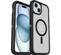 Otterbox Defender XT Coque pour iPhone 15 Plus/iPhone 14 Plus avec MagSafe, Antichoc, Anti-Chute, Robuste, supporte 5 x Plus de Chutes Que la Norme Militaire, Transparent/Noir