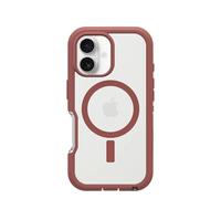 Otterbox Defender XT MagSafe Coque pour iPhone 16, Transparent/Marron | Antichoc, anti-chute, robuste, supporte 7x plus de chutes que la norme militaire