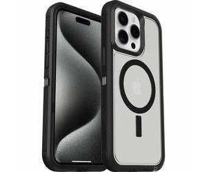OtterBox Defender XT Series pour iPhone 15 Pro Max, Dark Side (Clear / Black) Apple (brand) iPhone 15 Pro Max
