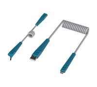 OtterBox Ensemble de câbles de Charge et Audio Mobiles EasyGrab pour Enfants, Vitesse Spatiale, Argent (câble connecteur Audio et câble d'alimentation)