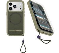 OtterBox Ensemble pour iPhone 17 Pro (uniquement) : coque de téléphone Sole Series et protecteur d'écran - Fair Play (vert) - Se clipse sur MagSafe - Robuste et durable