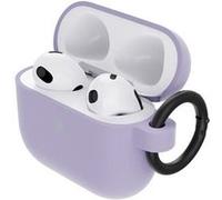Otterbox Coque Soft Touch pour AirPods 3e Gen 2021, Coque de Protection Antichoc, Anti-Chute, Ultra-Mince, Anti-Rayures et Anti-éraflures pour Apple AirPods, Mousqueton Inclus, Violet
