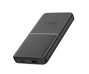 Otterbox Fast Charge Power Bank, 10,000 mAh Batterie avec USB-A 18W et USB-C 18W Output, indicateur LED, Fin, Durable avec Protection Contre Les Chutes, Noir