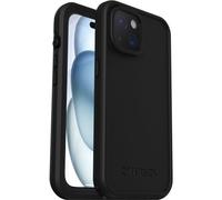 OtterBox Coque iPhone 15 77-93438, MagSafe, étanche IP68, protège-écran intégré, Noir