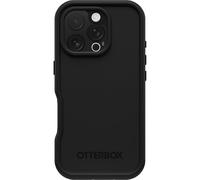 OtterBox iPhone 16 Pro FRĒ Series Waterproof Case with MagSafe (Designed by LifeProof) - Black, Waterproof, 60% Recycled Plastic, Sl nd Stylish