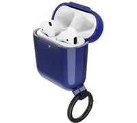 OtterBox Ispra Series - Étui pour écouteurs sans fil - polycarbonate, alliage de zinc, élastomère thermoplastique (TPE) - bleue combinaison spatiale - pour Apple AirPods (1ère génération, 2e génératio