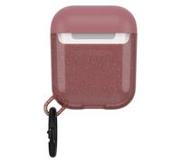 OtterBox Ispra Series - Étui pour écouteurs sans fil - polycarbonate, alliage de zinc, élastomère thermoplastique (TPE) - rose infinity - pour Apple AirPods (1ère génération, 2e génération)