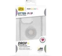 Otterbox Coque de Protection Fine pour Apple iPhone 13 Pro avec PopSockets intégrés PopGrip, Otter + Pop Symmetry - Transparent