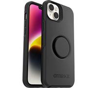 Otterbox Otter+Pop Coque pour iPhone 14 Plus, Anti-Chute, Protection avec PopSockets PopGrip, supporte 3 x Plus de Chutes Que la Norme Militaire, antimicrobien, Noir, 77-88747