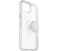 OtterBox Otter + Pop Symmetry Series - Coque de protection pour téléphone portable - antimicrobien - polycarbonate, caoutchouc synthétique - clair - pour Apple iPhone 14 Plus Transparent G