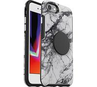 OtterBox Otter + Pop Symmetry Series Coque pour iPhone SE (3e et 2e générations) et iPhone 8/7 - Marbre Blanc