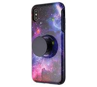 OTTERBOX Otter + Pop Symmetry Series Coque pour iPhone XS Max Motif nébuleuse Bleu