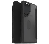 OtterBox Coque React Folio Samsung Galaxy S25 Ultra, Antichoc, Porte-carte, Transparent/Noir