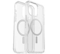 OtterBox Coque Symmetry Clear MagSafe iPhone 15 Pro Max, antichoc, 3x plus résistante, transparent